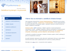 Tablet Screenshot of kryokomora.cz